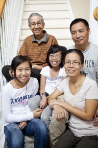 Julia & her family